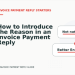 How to Introduce the Reason in an Invoice Payment Reply