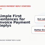 Simple First Sentences for Invoice Payment Replys