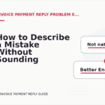 How to Describe a Mistake Without Sounding Rude in Invoice Payment Reply English