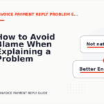How to Avoid Blame When Explaining a Problem in Invoice Payment Reply English