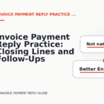 Invoice Payment Reply Practice: Closing Lines and Follow-Ups